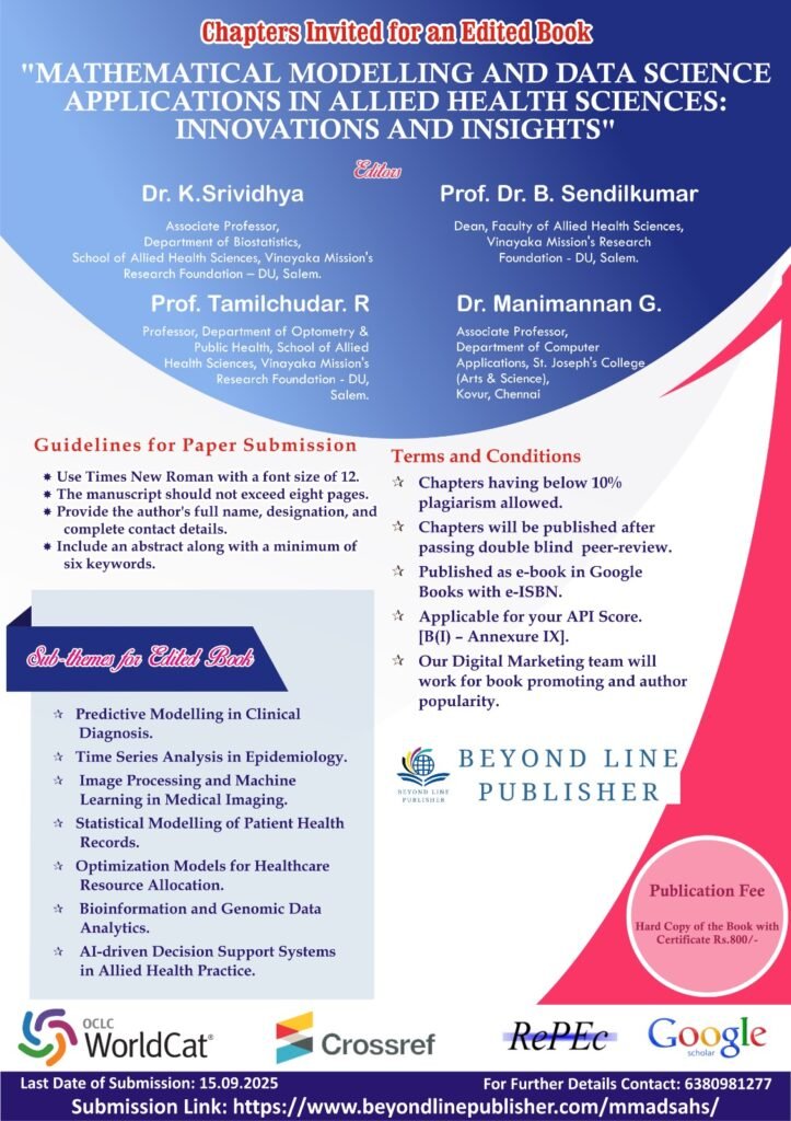 Mathematical Modelling and Data Science Applications in Allied Health Sciences Innovations and Insights